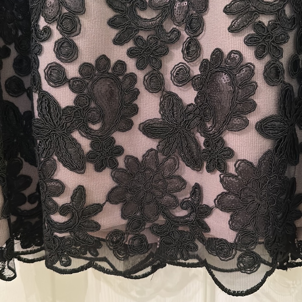 NWT Antonio Melani Jodie Black Dress Size 10 - Picture 4 of 10